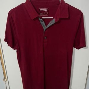 Express Red Polo